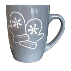 California Pantry Gray Holiday Christmas Mittens Cup